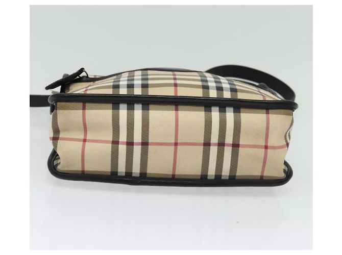 Borsa a spalla Nova Check in PVC beige Auth 133569 di BURBERRY - vista 5