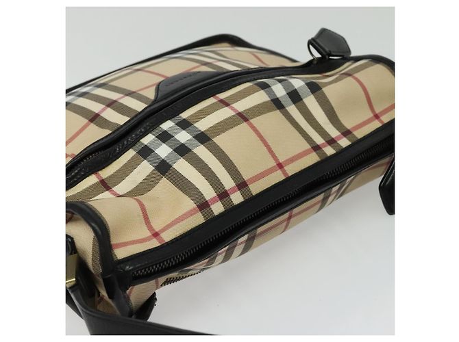 Borsa a spalla Nova Check in PVC beige Auth 133569 di BURBERRY - vista 6
