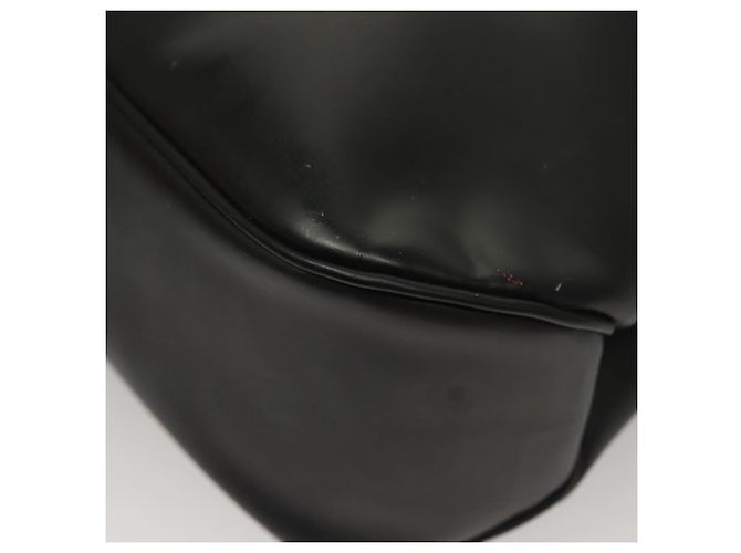 Borsa a Spalla Salvatore Ferragamo Vala Smalto Nero Oro Auth 135986 D'oro - vista 16