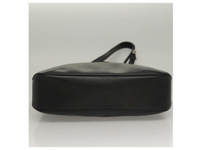 Borsa a Spalla Salvatore Ferragamo Vala Smalto Nero Oro Auth 135986 D'oro - vista 5
