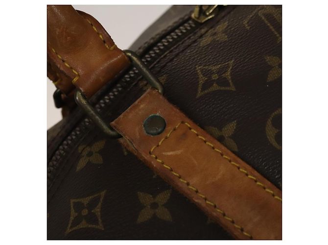 LOUIS VUITTON Monogram Keepall Bandouliere 60 Borsa Boston M41412 LV Auth 133720 Monogramma - vista 19