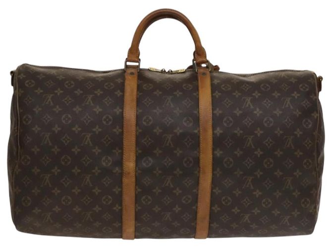 LOUIS VUITTON Monogram Keepall Bandouliere 60 Borsa Boston M41412 LV Auth 133720 Monogramma - vista 2
