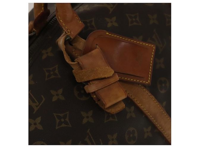 LOUIS VUITTON Monogram Keepall Bandouliere 60 Borsa Boston M41412 LV Auth 133720 Monogramma - vista 21