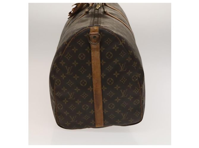 LOUIS VUITTON Monogram Keepall Bandouliere 60 Borsa Boston M41412 LV Auth 133720 Monogramma - vista 3