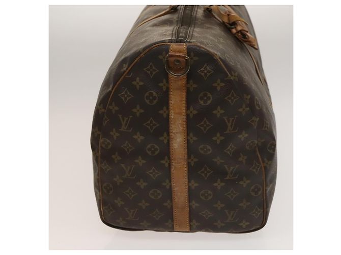 LOUIS VUITTON Monogram Keepall Bandouliere 60 Borsa Boston M41412 LV Auth 133720 Monogramma - vista 4