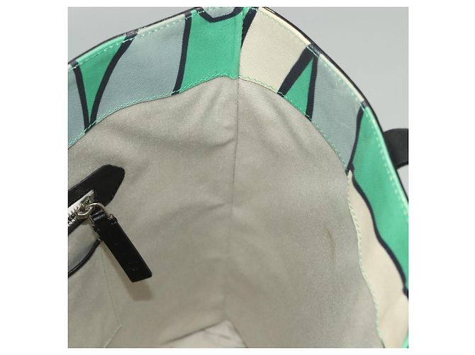 MARNI Tote Bag aus Leder Grün Authentisch 133065 - Ansicht 17