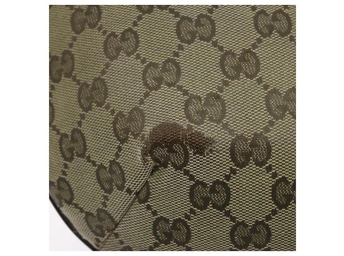 Borsa a Spalla GG Canvas Gucci Beige Oro 181092 Auth 134763 - vista 10