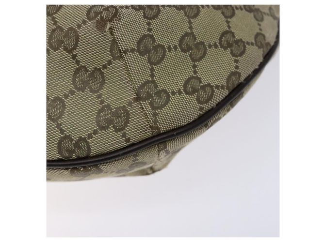 Borsa a Spalla GG Canvas Gucci Beige Oro 181092 Auth 134763 - vista 15