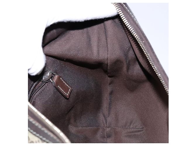 Borsa a Spalla GG Canvas Gucci Beige Oro 181092 Auth 134763 - vista 22
