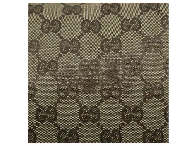 Borsa a Spalla GG Canvas Gucci Beige Oro 181092 Auth 134763 - vista 8