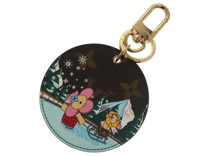 LOUIS VUITTON Charm Monogram Vivienne Illustre Oro M82633 Auth 135946 D'oro - vista 2