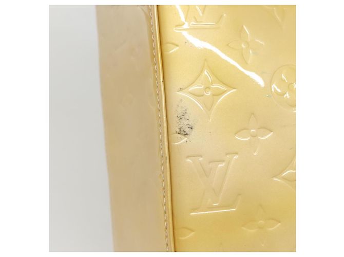 LOUIS VUITTON Monogram Vernis Columbus Tote Bag Beige M91023 LV Auth ep10083 - Ansicht 10