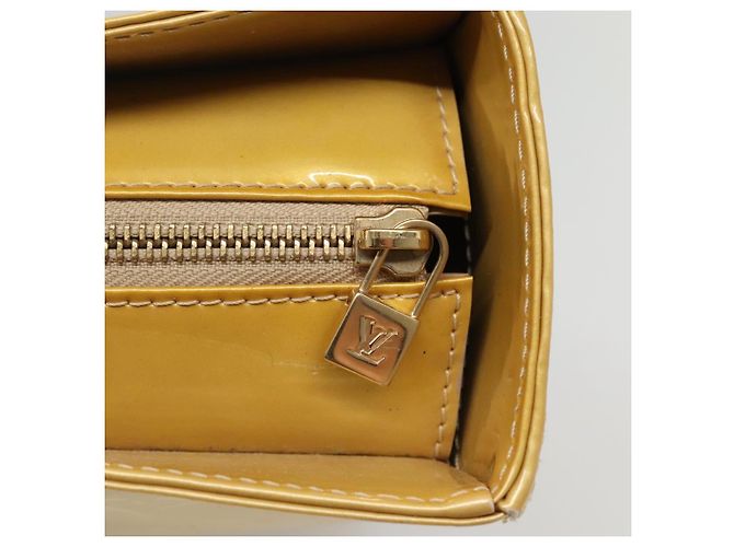 LOUIS VUITTON Monogram Vernis Columbus Tote Bag Beige M91023 LV Auth ep10083 - Ansicht 17