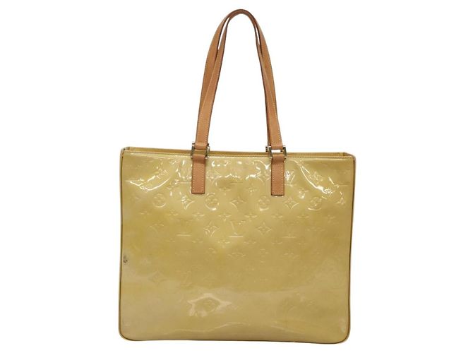 LOUIS VUITTON Monogram Vernis Columbus Tote Bag Beige M91023 LV Auth ep10083 - Ansicht 2