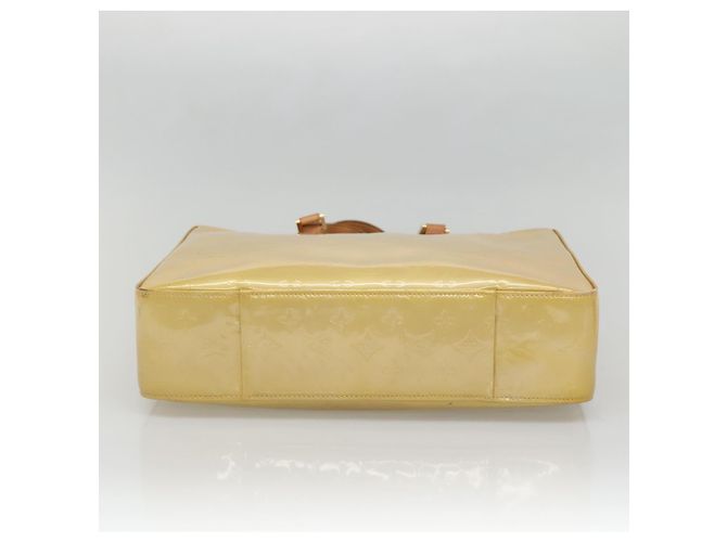 LOUIS VUITTON Monogram Vernis Columbus Tote Bag Beige M91023 LV Auth ep10083 - Ansicht 5