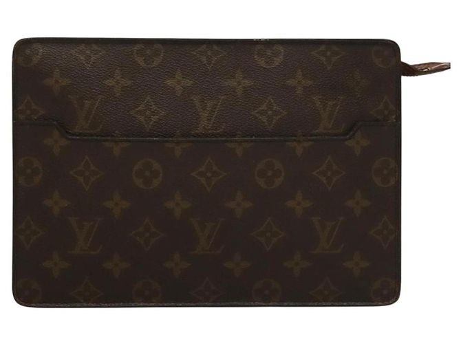 LOUIS VUITTON Monogram Pochette Herren Clutch Tasche M51795 LV Auth 134045 Monogramm - Ansicht 13