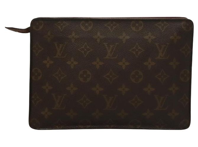 LOUIS VUITTON Monogram Pochette Herren Clutch Tasche M51795 LV Auth 134045 Monogramm - Ansicht 2