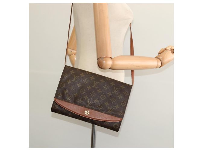 LOUIS VUITTON Monogram Bordeaux 27 Schultertasche M51797 LV Auth 135649 Monogramm - Ansicht 22