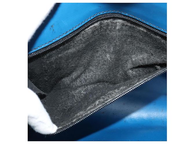 LOUIS VUITTON Epi Pochette Arche Borsa a Spalla Blu M52575 LV Auth 135621 - vista 11