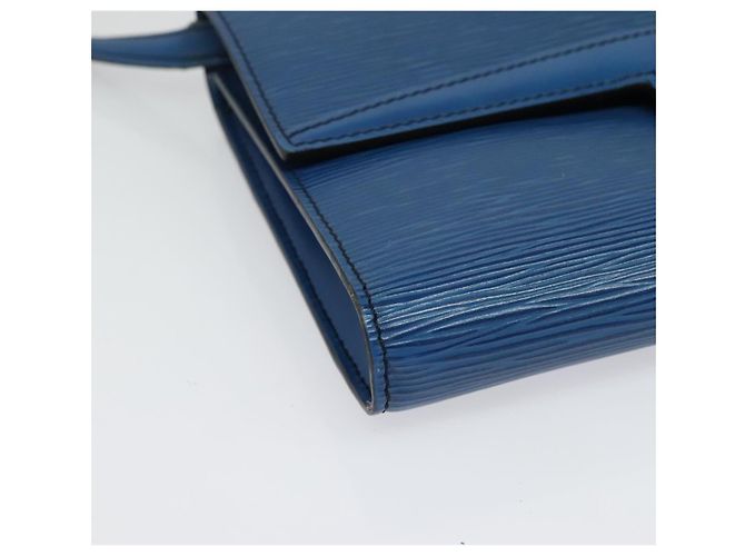 LOUIS VUITTON Epi Pochette Arche Borsa a Spalla Blu M52575 LV Auth 135621 - vista 15