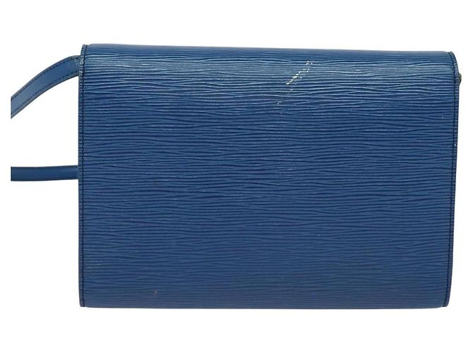 LOUIS VUITTON Epi Pochette Arche Borsa a Spalla Blu M52575 LV Auth 135621 - vista 2