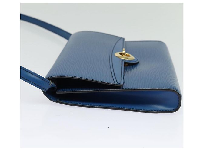 LOUIS VUITTON Epi Pochette Arche Borsa a Spalla Blu M52575 LV Auth 135621 - vista 3
