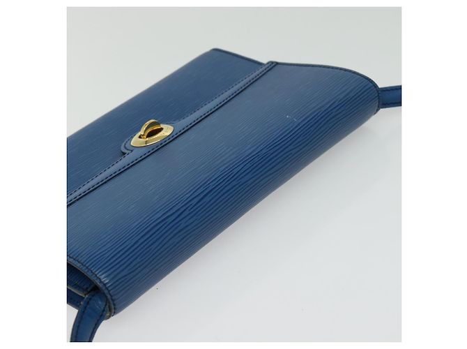 LOUIS VUITTON Epi Pochette Arche Borsa a Spalla Blu M52575 LV Auth 135621 - vista 6