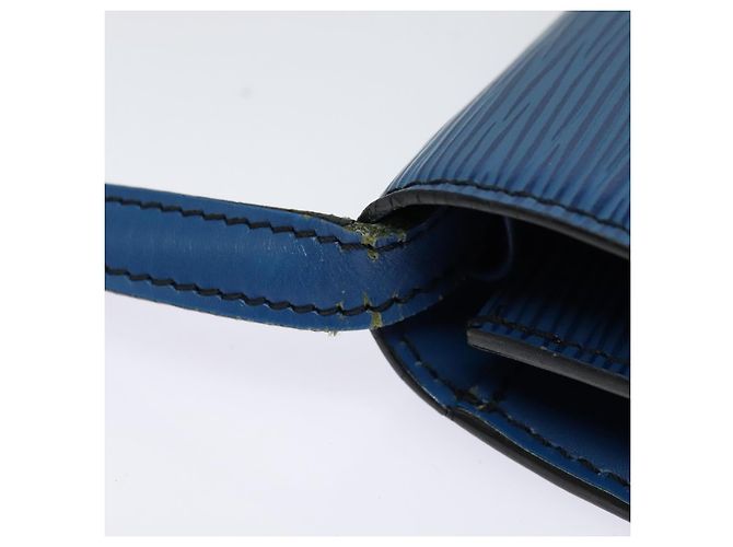 LOUIS VUITTON Epi Pochette Arche Borsa a Spalla Blu M52575 LV Auth 135621 - vista 8