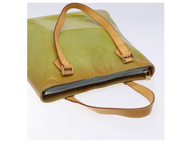 LOUIS VUITTON Borsa a Mano Monogram Vernis Houston Blu Baby M91005 LV Auth 135883 Blu chiaro - vista 6
