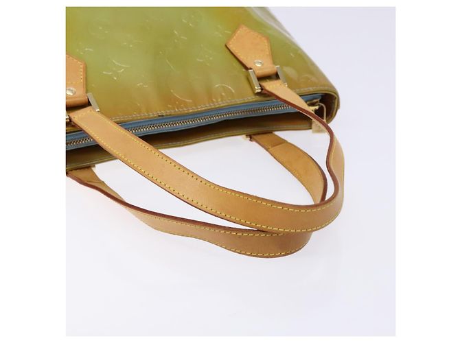 LOUIS VUITTON Borsa a Mano Monogram Vernis Houston Blu Baby M91005 LV Auth 135883 Blu chiaro - vista 7