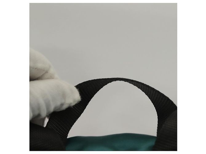 Zaino PRADA Satin Blu Auth yk19071 - vista 14