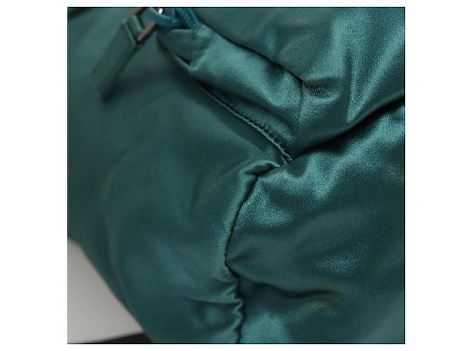 Zaino PRADA Satin Blu Auth yk19071 - vista 16