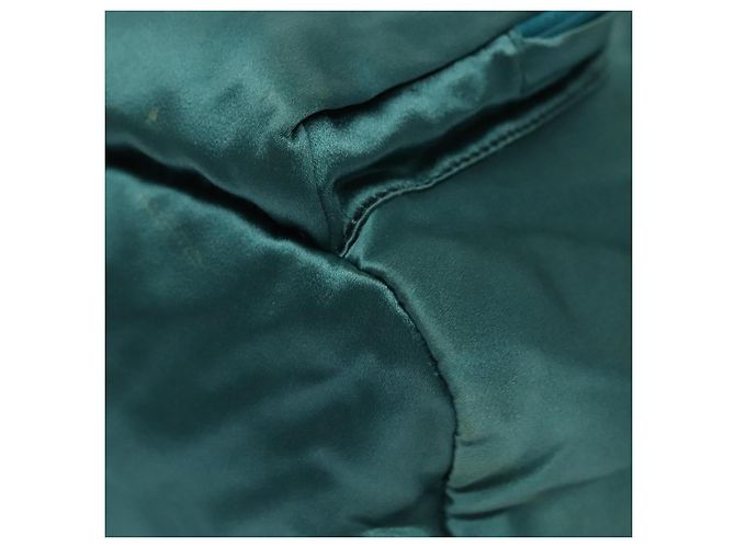 Zaino PRADA Satin Blu Auth yk19071 - vista 17