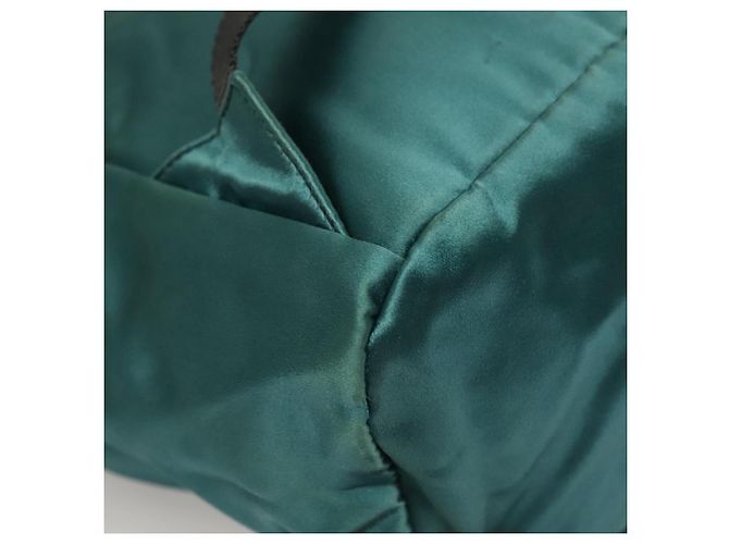 Zaino PRADA Satin Blu Auth yk19071 - vista 18