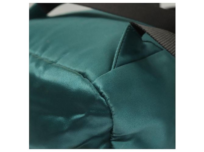 Zaino PRADA Satin Blu Auth yk19071 - vista 19