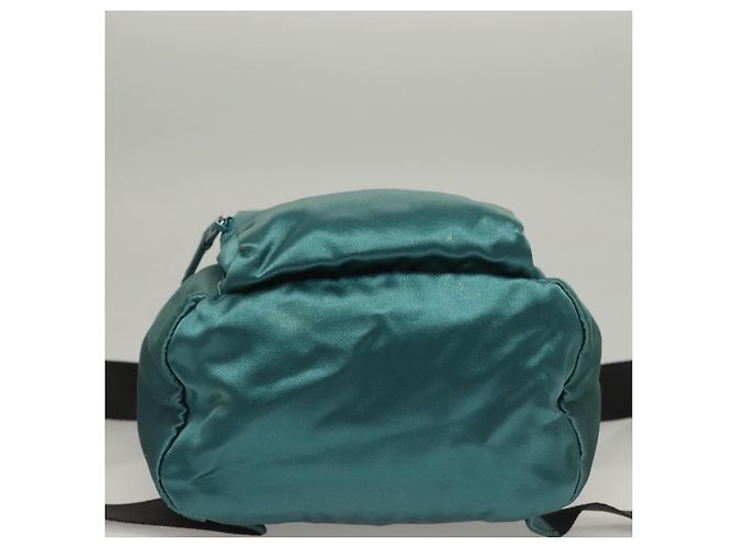 Zaino PRADA Satin Blu Auth yk19071 - vista 5