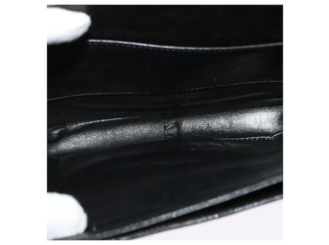 Schultertasche Salvatore Ferragamo aus schwarzem Leder mit Gold Auth sw1109 Golden - Ansicht 10