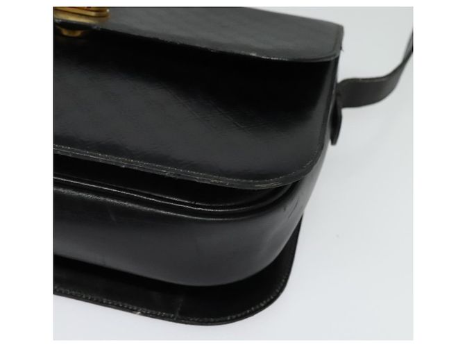 Schultertasche Salvatore Ferragamo aus schwarzem Leder mit Gold Auth sw1109 Golden - Ansicht 14