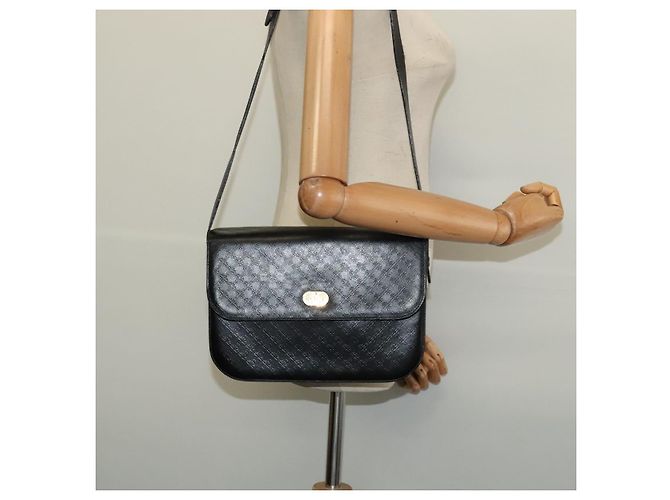 Schultertasche Salvatore Ferragamo aus schwarzem Leder mit Gold Auth sw1109 Golden - Ansicht 23