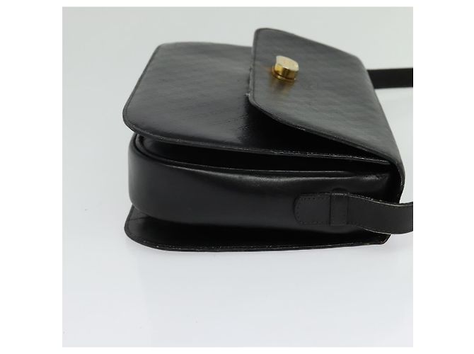 Schultertasche Salvatore Ferragamo aus schwarzem Leder mit Gold Auth sw1109 Golden - Ansicht 4