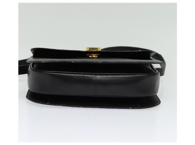 Schultertasche Salvatore Ferragamo aus schwarzem Leder mit Gold Auth sw1109 Golden - Ansicht 5