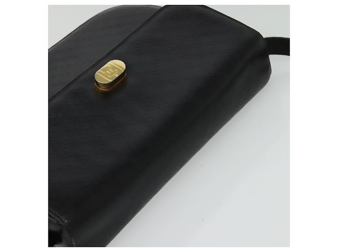 Schultertasche Salvatore Ferragamo aus schwarzem Leder mit Gold Auth sw1109 Golden - Ansicht 6