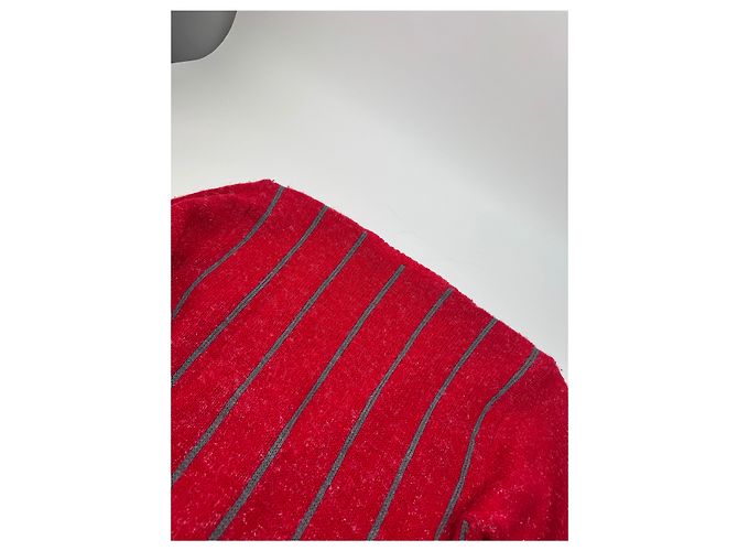 Vintage Dior Wool Sweater Red M - view 10