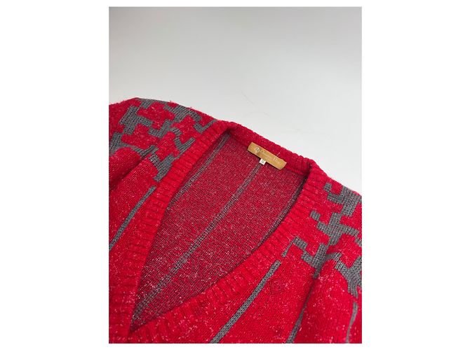 Vintage Dior Wool Sweater Red M - view 5