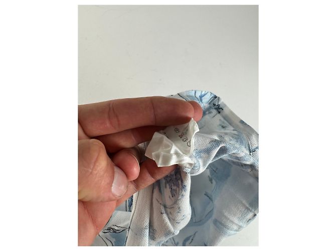 Polo Vintage Dior Blu Bianco M - vista 12