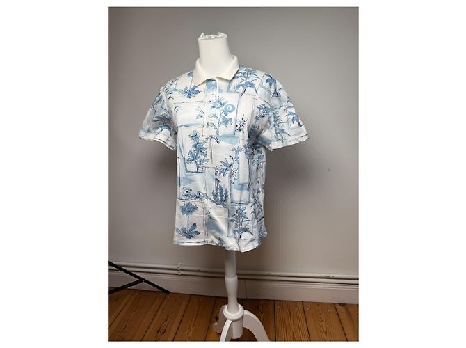 Polo Vintage Dior Blu Bianco M - vista 13