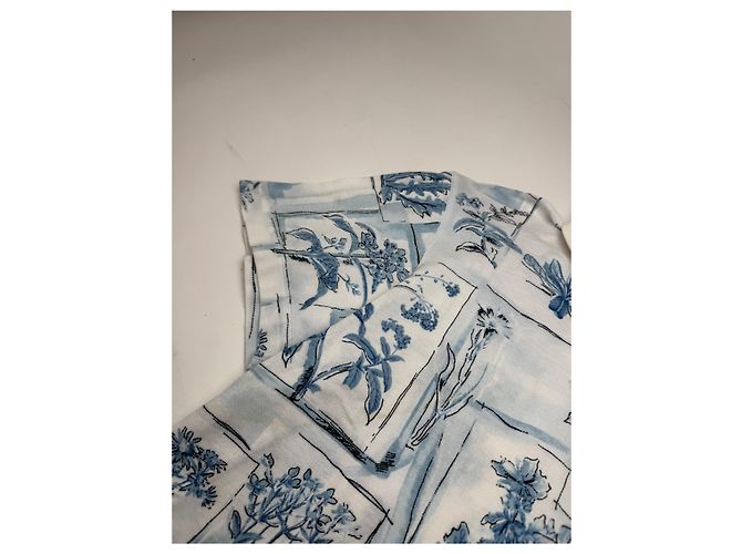 Polo Vintage Dior Blu Bianco M - vista 6