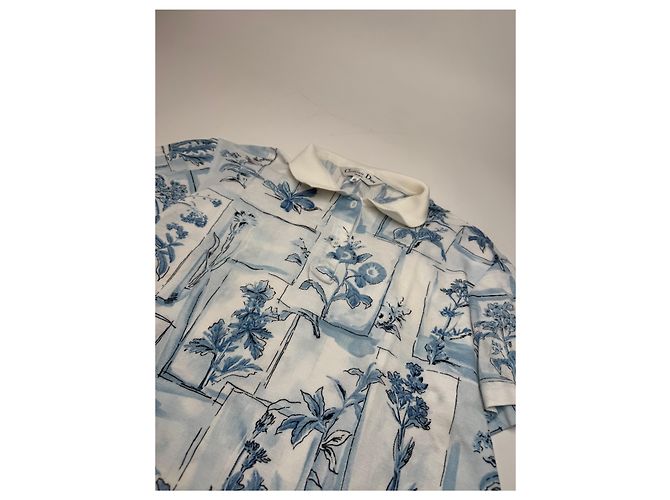 Polo Vintage Dior Blu Bianco M - vista 7
