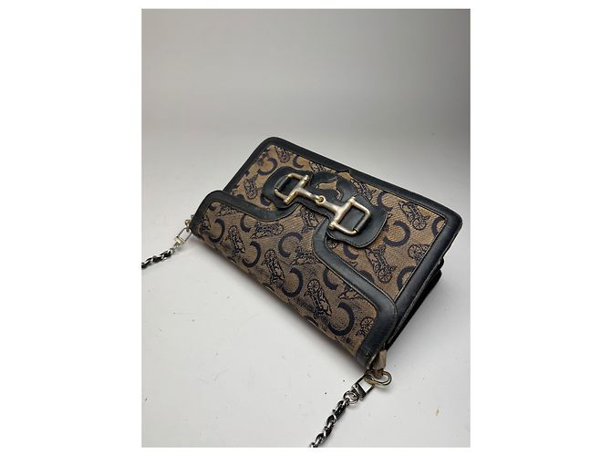 Céline Vintage Celine Macadam Monogram Grecy Tasche Kamel - Ansicht 9