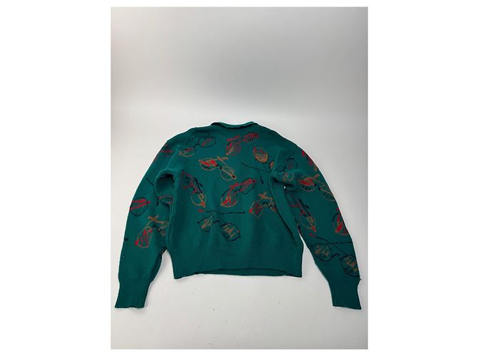 Vintage Balenciaga Pullover grün L - Ansicht 11